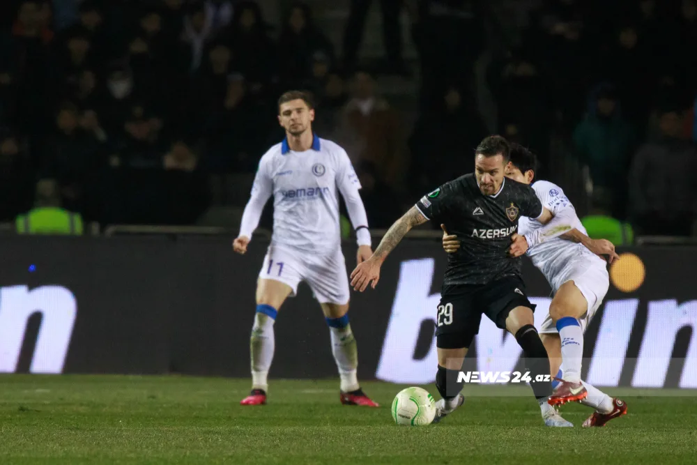 "Qarabağ"ın "Gent" üzərindəki qələbəsi - FOTOLARDA