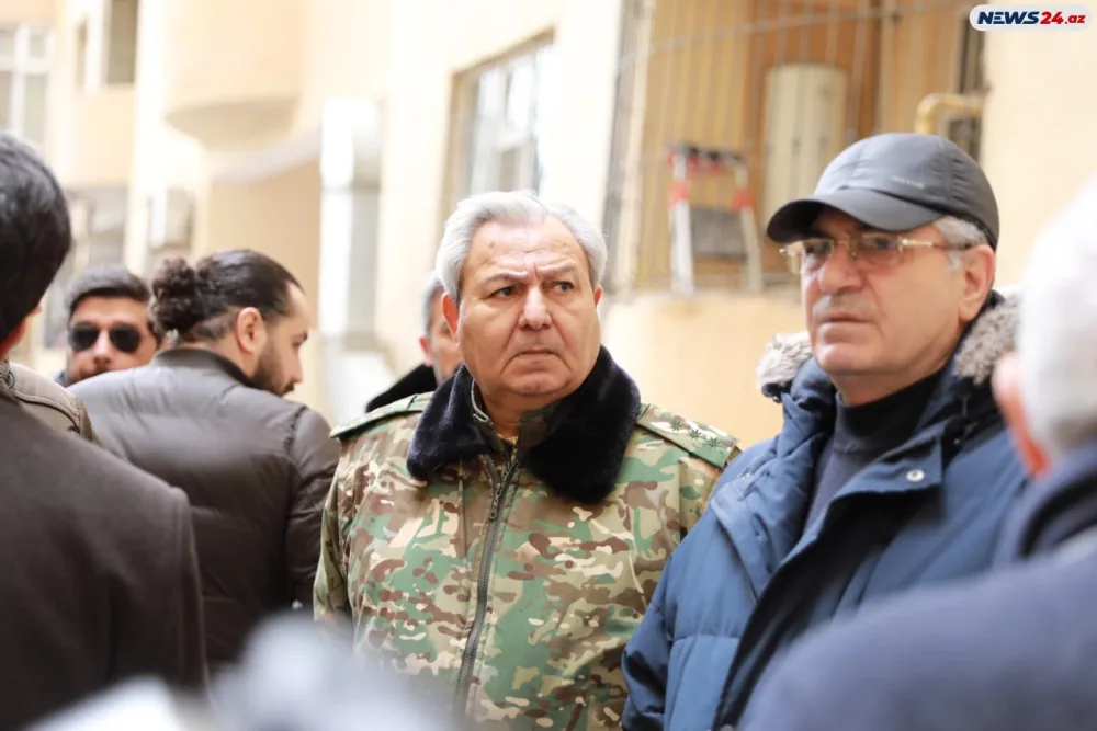 Xalq artisti Ramiz Novruzun vida mərasimindən görüntülər