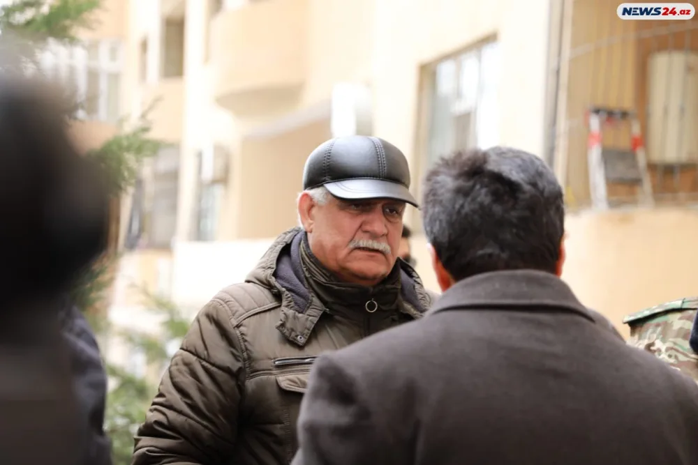 Xalq artisti Ramiz Novruzun vida mərasimindən görüntülər