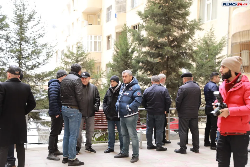 Xalq artisti Ramiz Novruzun vida mərasimindən görüntülər