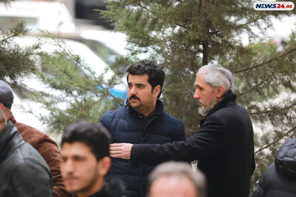 Xalq artisti Ramiz Novruzun vida mərasimindən görüntülər