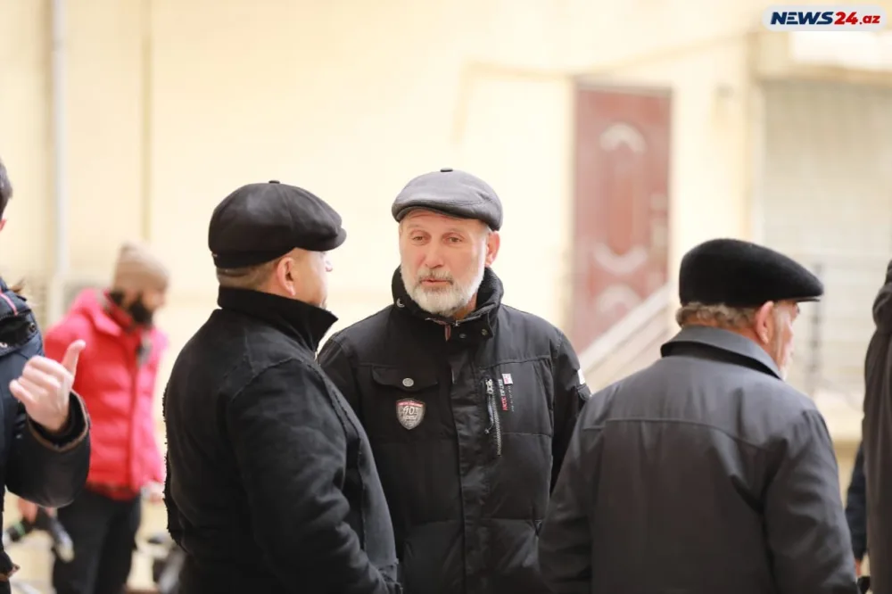 Xalq artisti Ramiz Novruzun vida mərasimindən görüntülər