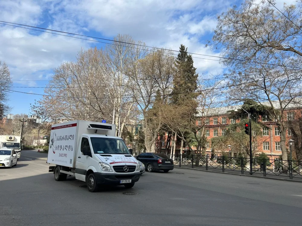 Tbilisidə Xocalı Soyqırımı ilə bağlı tanıtım aksiyası keçirilir - FOTO