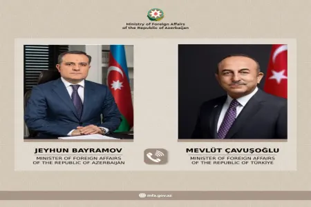 Azərbaycan və Türkiyə XİN rəhbərləri telefonla danışıb