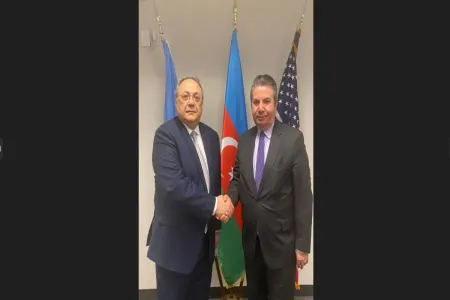 Azərbaycan və Türkiyənin BMT-dəki nümayəndələri görüşüb