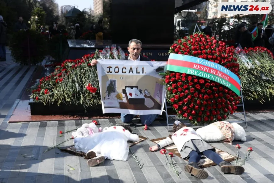 Azərbaycan xalqı Xocalı soyqırımı qurbanlarını anır - REPORTAJ