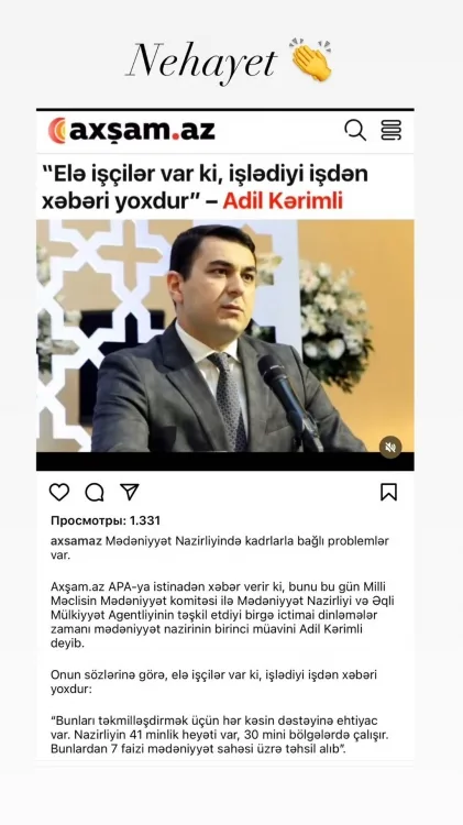 "İlahi ədalət, başqa heç nə..."