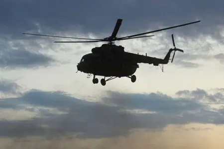 Helikopter qəzaya uğradı, 4 nəfər yaralandı