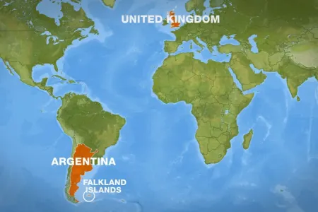 Argentina və Böyük Britaniya arasında ada mübahisəsi - ALOVLANDI