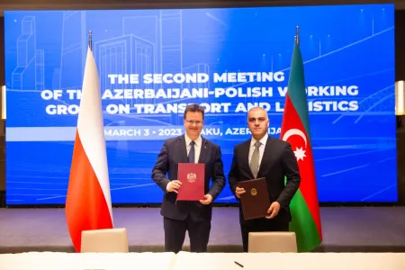 Nəqliyyat və logistika üzrə Azərbaycan-Polşa İşçi qrupunun iclası keçirildi