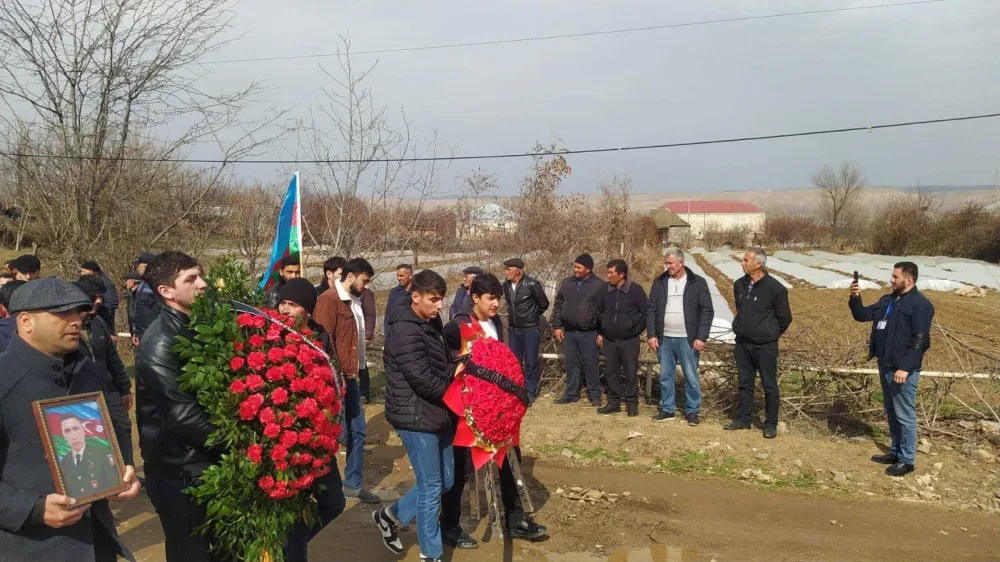 Şəhid Eşqin Hüseynov Tovuzda dəfn edildi - FOTO - YENİLƏNDİ