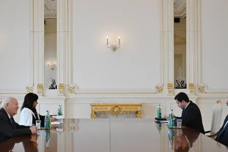 lham Əliyev Migel Anxel Moratinosu qəbul etdi