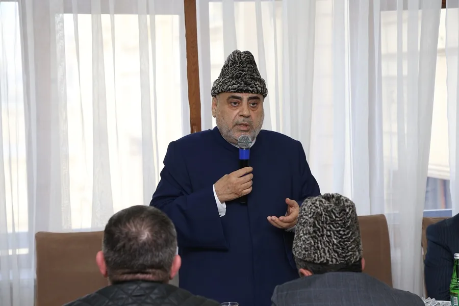 Şeyx Hacı Şahinin anım mərasimində - Fotolar