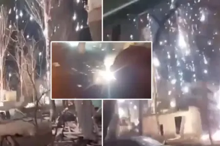 Rusiya qadağan olunmuş silahlardan istifadə edir? - FOTOLAR