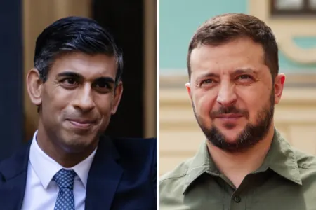 Rişi Sunak və Zelenski Baxmutdakı son vəziyyəti müzakirə edib