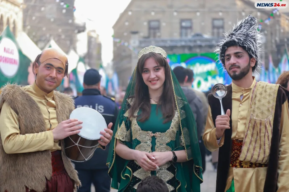 Novruza hazır olan Bakıdan FOTOLAR