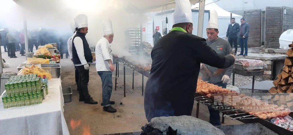 Şuşada Novruz tonqalı qalanıb - FOTO