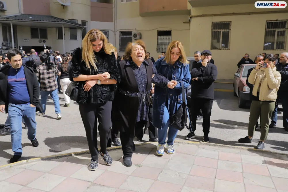 Oqtay Əliyevin vida mərasimindən təsirli görüntülər - FOTOLAR