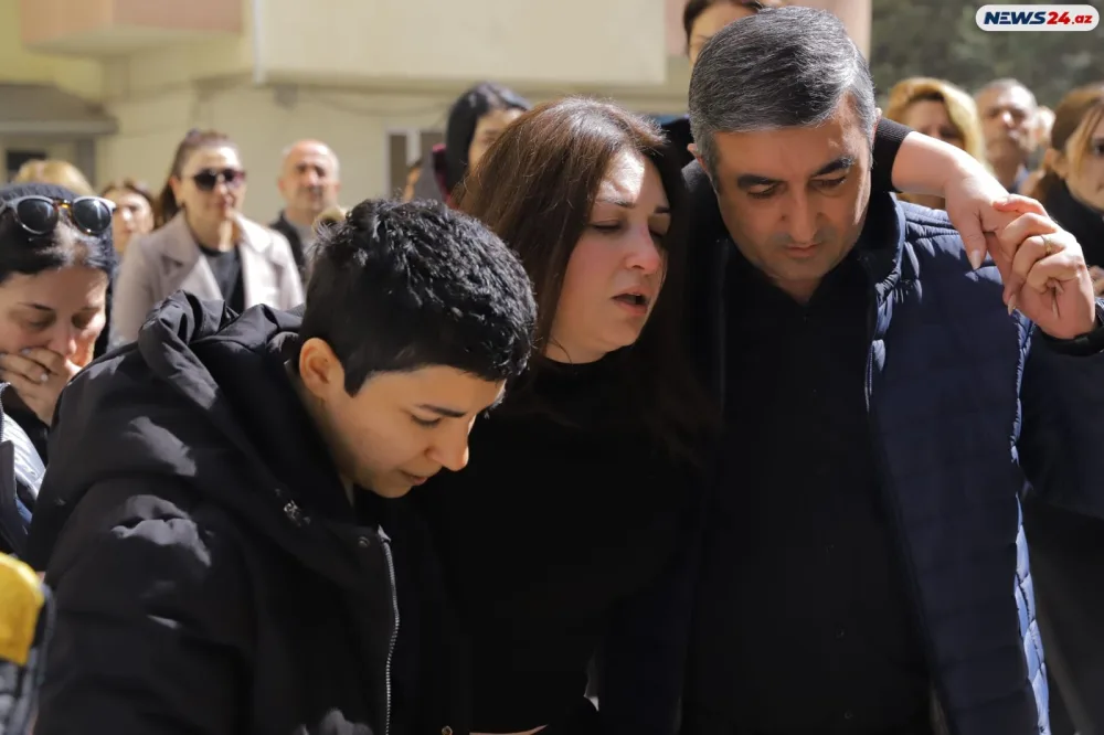 Oqtay Əliyev son mənzilə yola salındı- - FOTOLAR/VİDEO