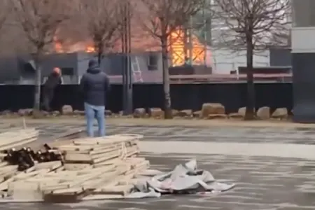 Moskvanın mərkəzində elektrik yarımstansiyası partladı