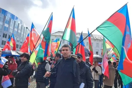 Güney azərbaycanlıları aksiya keçirdi- - FOTO/VİDEO