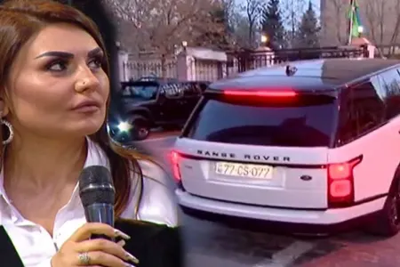 Efirdə Şəbnəmin maşınını əzdilər