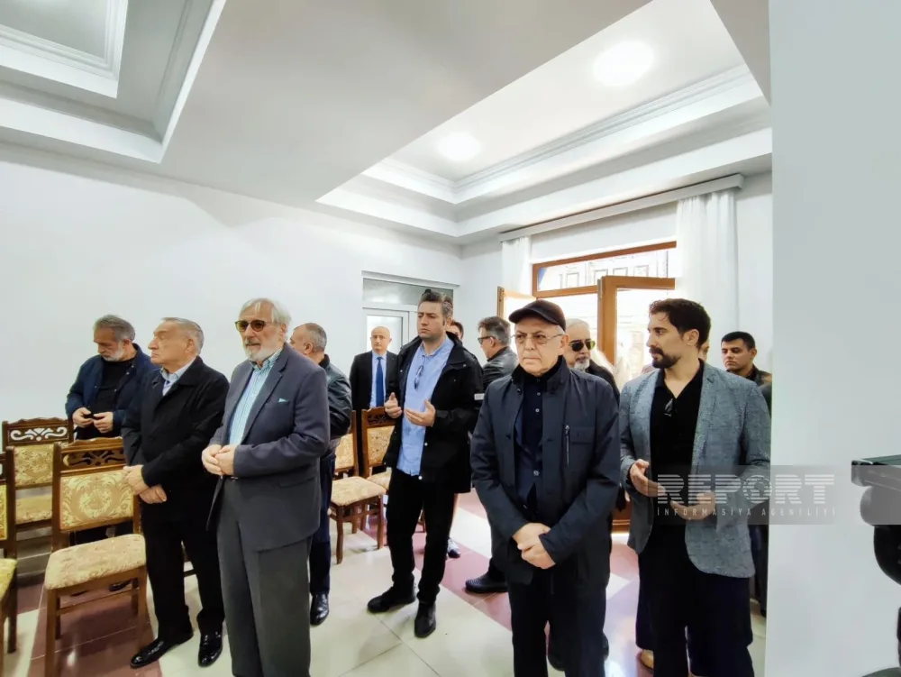 Xalq artisti İrana Tağızadə ilə vida mərasimi keçirilir - FOTOLAR