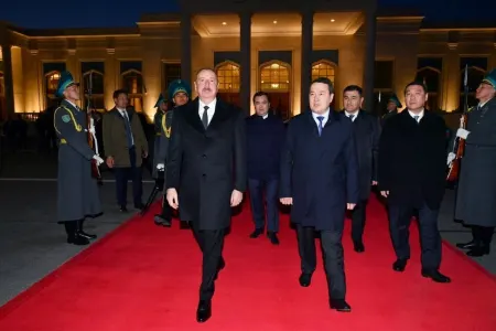 Prezident İlham Əliyevin Qazaxıstana rəsmi səfəri başa çatıb - FOTO