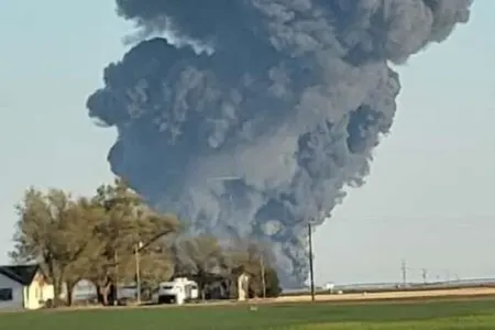 Süd zavodunda baş verən yanğında 18 min inək tələf oldu - FOTO