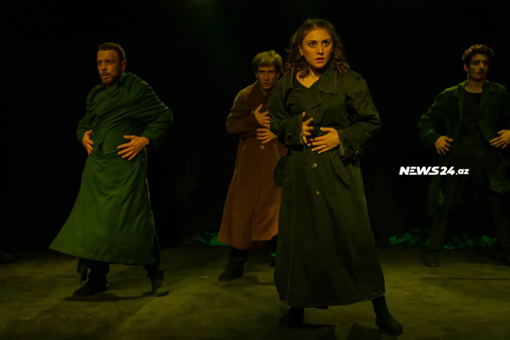 "Şinel" tamaşası oynanıldı - FOTOLAR