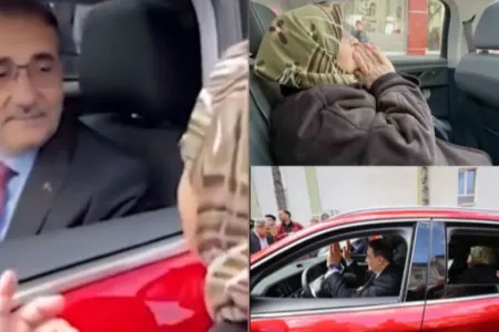 “Togg” maşınına minən yaşlı qadın: - “O biri dünyada soruşsalar...” - VİDEO