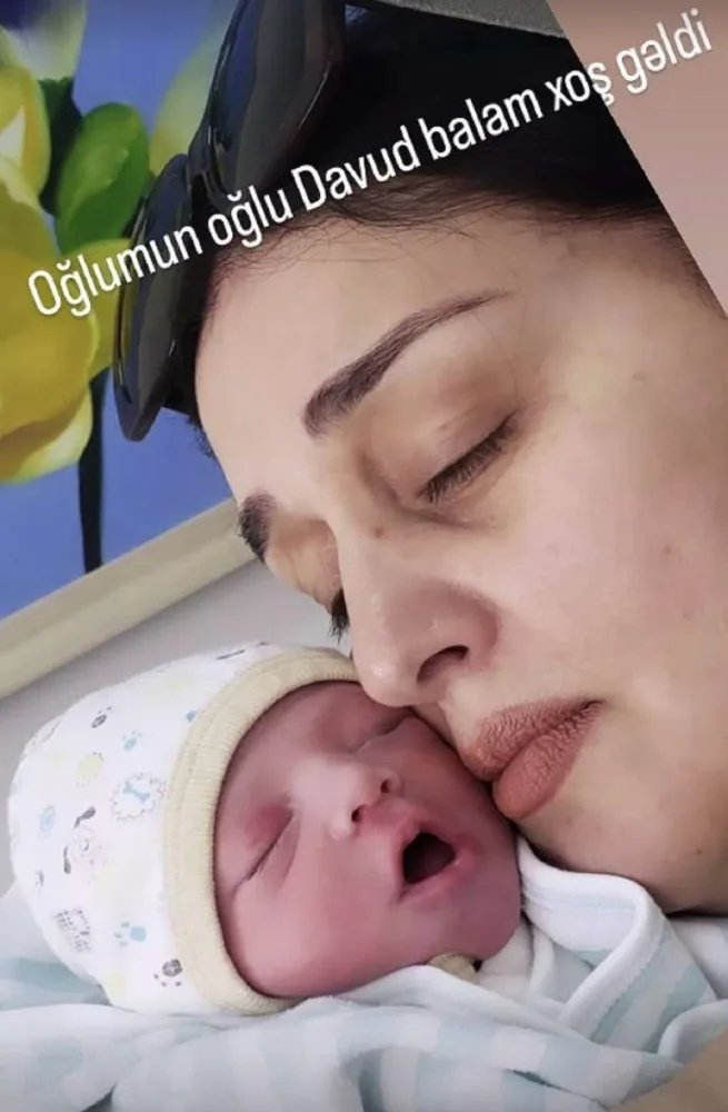 Elzanın daha bir nəvəsi doğuldu - FOTO