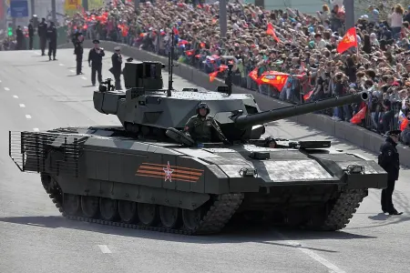 Rusiya ən müasir tankını müharibəyə göndərdi