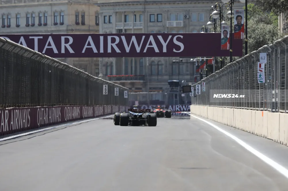 "F1": - Bakıda sprint yarışının təsnifat mərhələsi KEÇİRİLİR - FOTOLAR