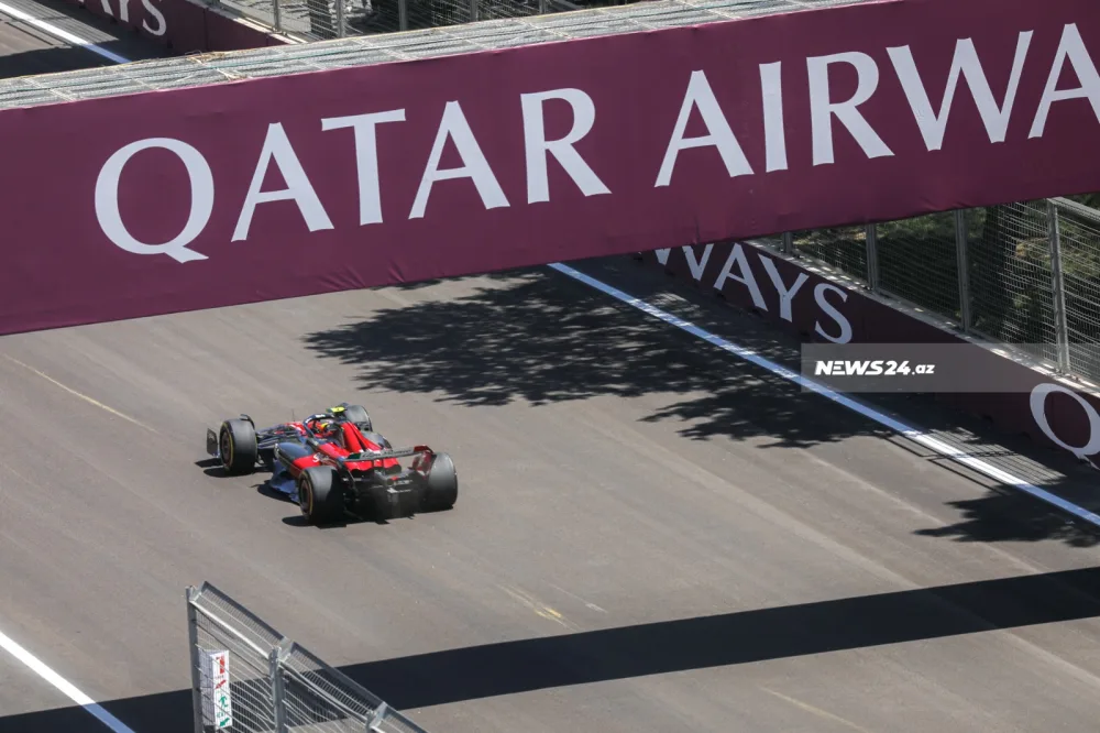 "F1": - Bakıda sprint yarışının təsnifat mərhələsi KEÇİRİLİR - FOTOLAR