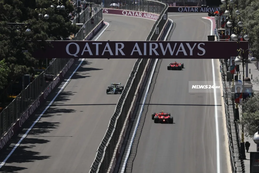 "F1": - Bakıda sprint yarışının təsnifat mərhələsi KEÇİRİLİR - FOTOLAR