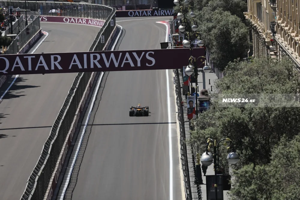"F1": - Bakıda sprint yarışının təsnifat mərhələsi KEÇİRİLİR - FOTOLAR