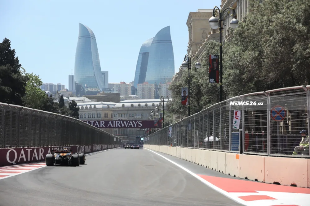 "F1": - Bakıda sprint yarışının təsnifat mərhələsi KEÇİRİLİR - FOTOLAR