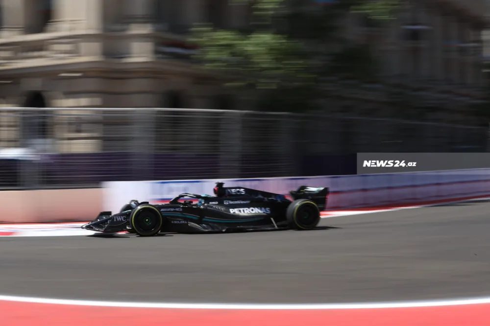 "F1": - Bakıda sprint yarışının təsnifat mərhələsi KEÇİRİLİR - FOTOLAR