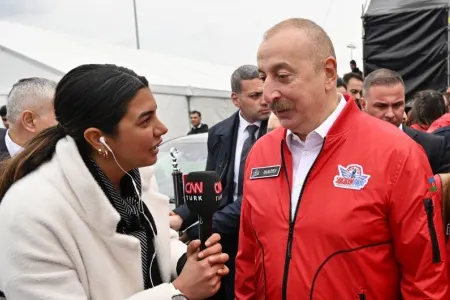 Azərbaycan və Türkiyə prezidentləri “CNN Türk”ün müxbirinin suallarını cavablandırıblar