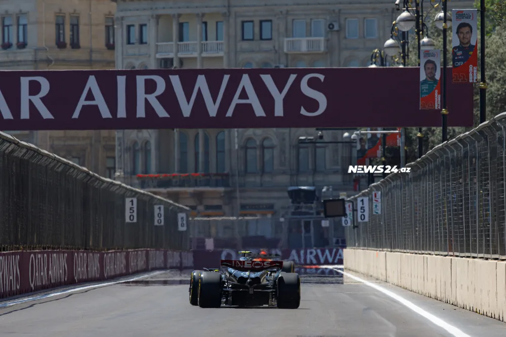 Sürət, rəqabət, qalibiyyət - Azərbaycan Qran-prisindən FOTOLAR
