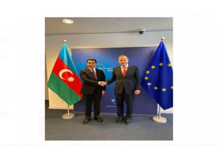Aİ baş katibinin müavini Hikmət Hacıyevlə görüşüb