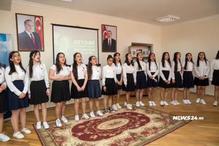 "Əsrin azərbaycanlısı" - 143 saylı məktəbdə Ulu Öndərin 100 illiyi qeyd olundu