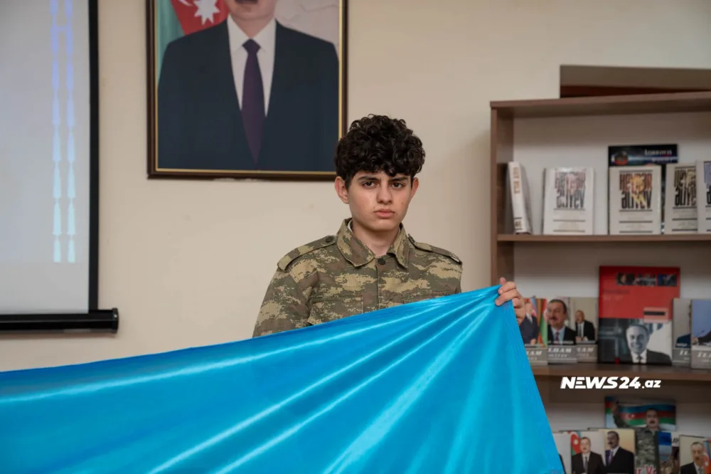 "Əsrin azərbaycanlısı" - 143 saylı məktəbdə Ulu Öndərin 100 illiyi qeyd olundu