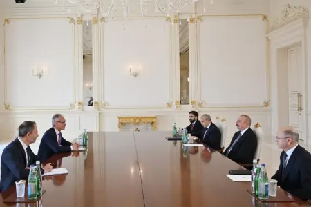 İlham Əliyev Nikolas Terrazı qəbul etdi