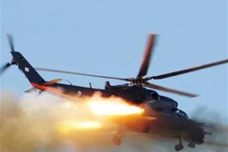 Krımda Rusiyanın hərbi helikopteri qəzaya uğradı