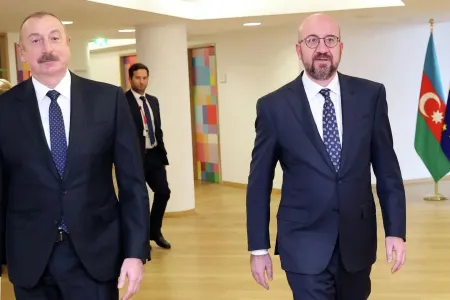 İlham Əliyev və Şarl Mişelin görüşündə Brüssel formatının bərpasından məmnunluq ifadə olunub
