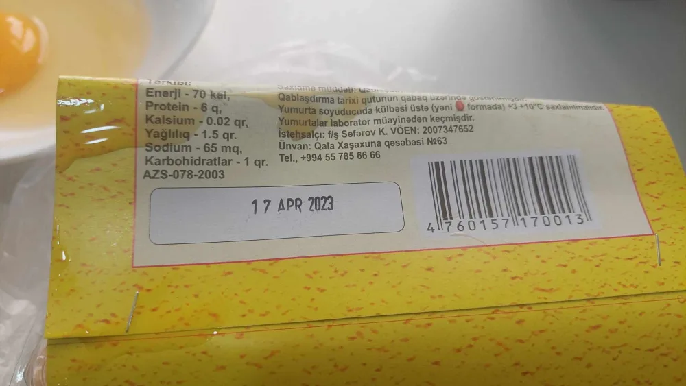 “Bazarstore”dan aldığı məhsulun hamısı xarab çıxdı - FOTOLAR