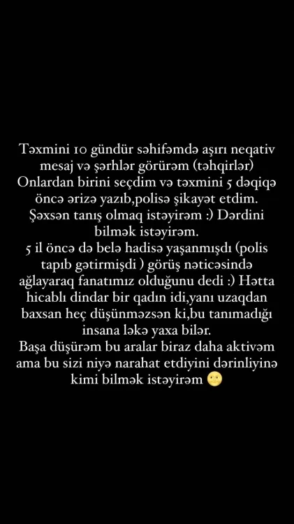 Aynişan izləyicisini polisə - VERDİ