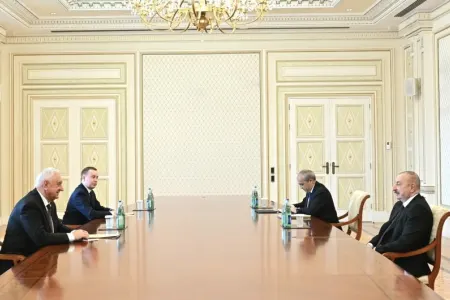 İlham Əliyev Avrasiya İqtisadi Komissiyası Kollegiyasının sədrini - QƏBUL ETDİ